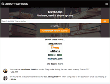 Tablet Screenshot of directtextbook.com